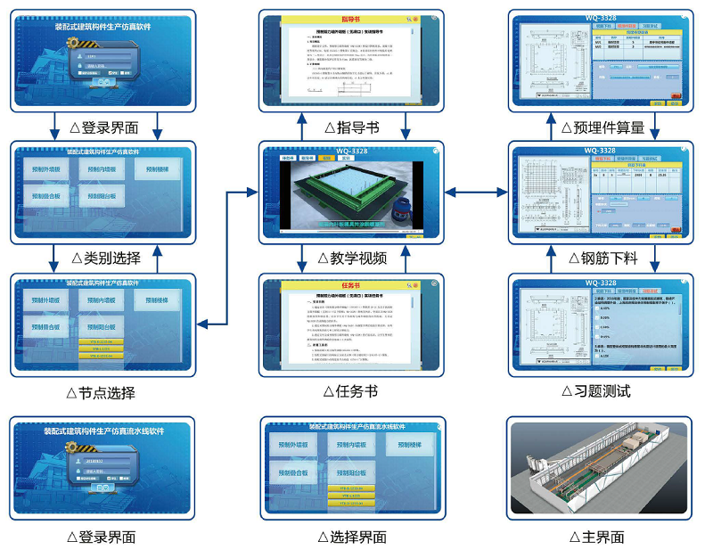 裝配式建筑結(jié)構(gòu)件虛擬仿真軟件